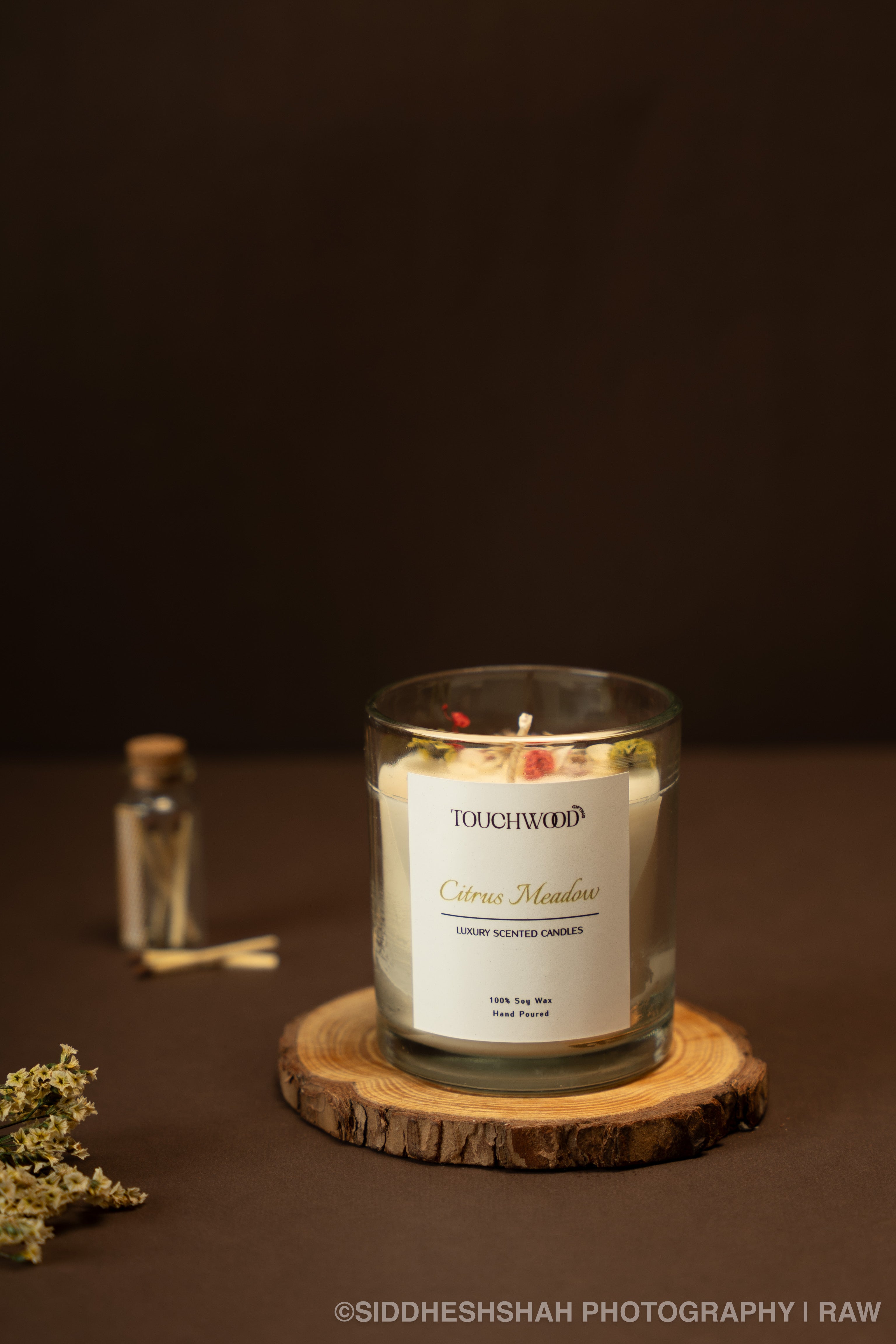 Citrus Meadow Scented Jar Candle