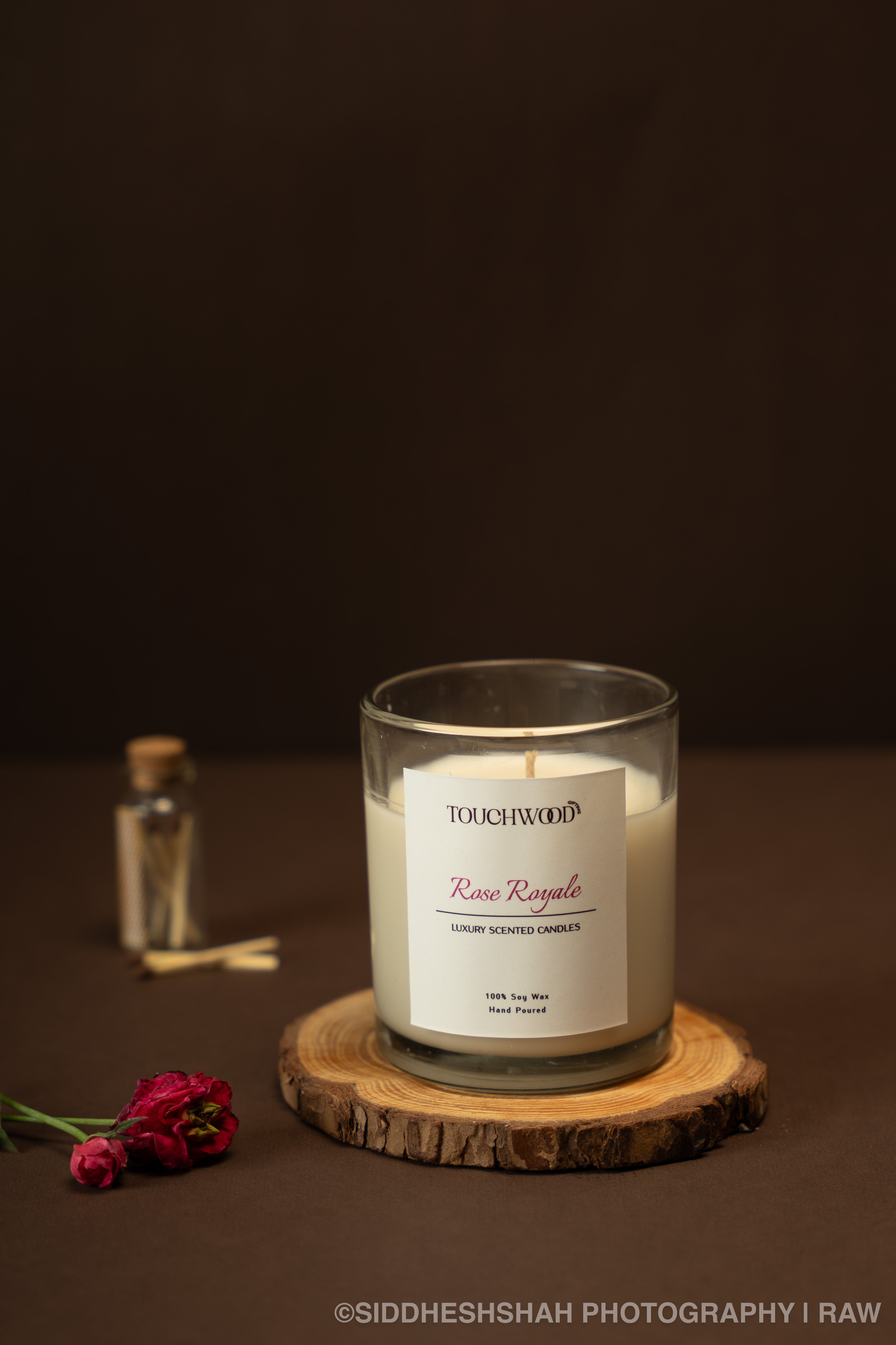 Royal Rose Scented Jar Candle