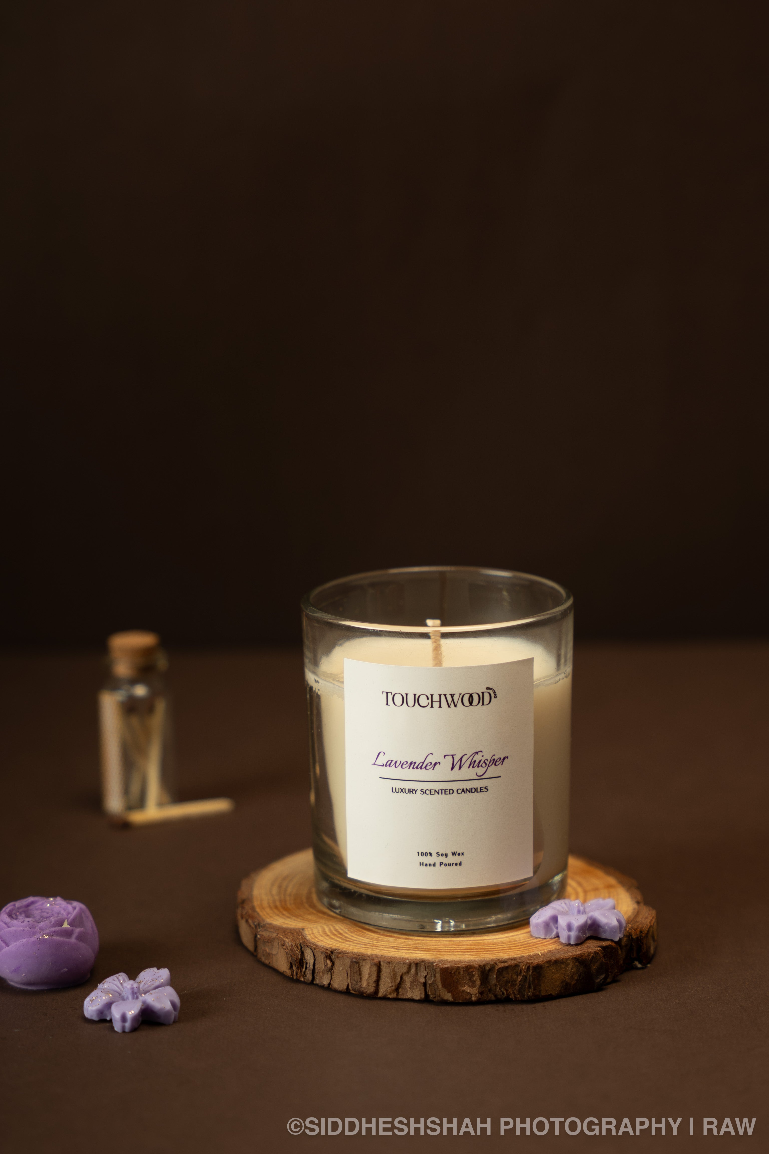Lavender Whisper Scented Jar Candle