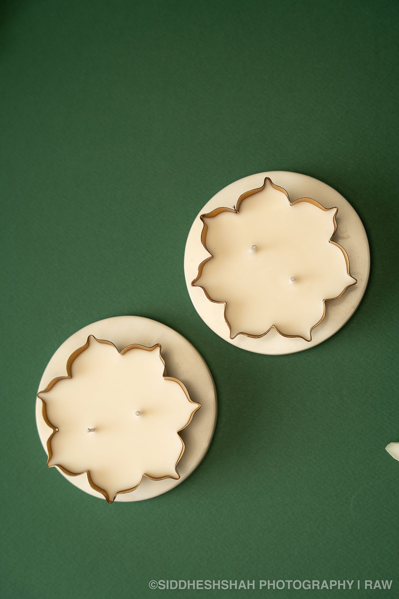Golden Lotus Candle