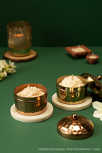 Golden Bloom Candle
