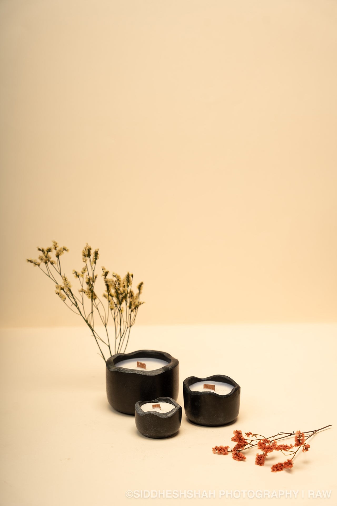 Blooming Marble Candle