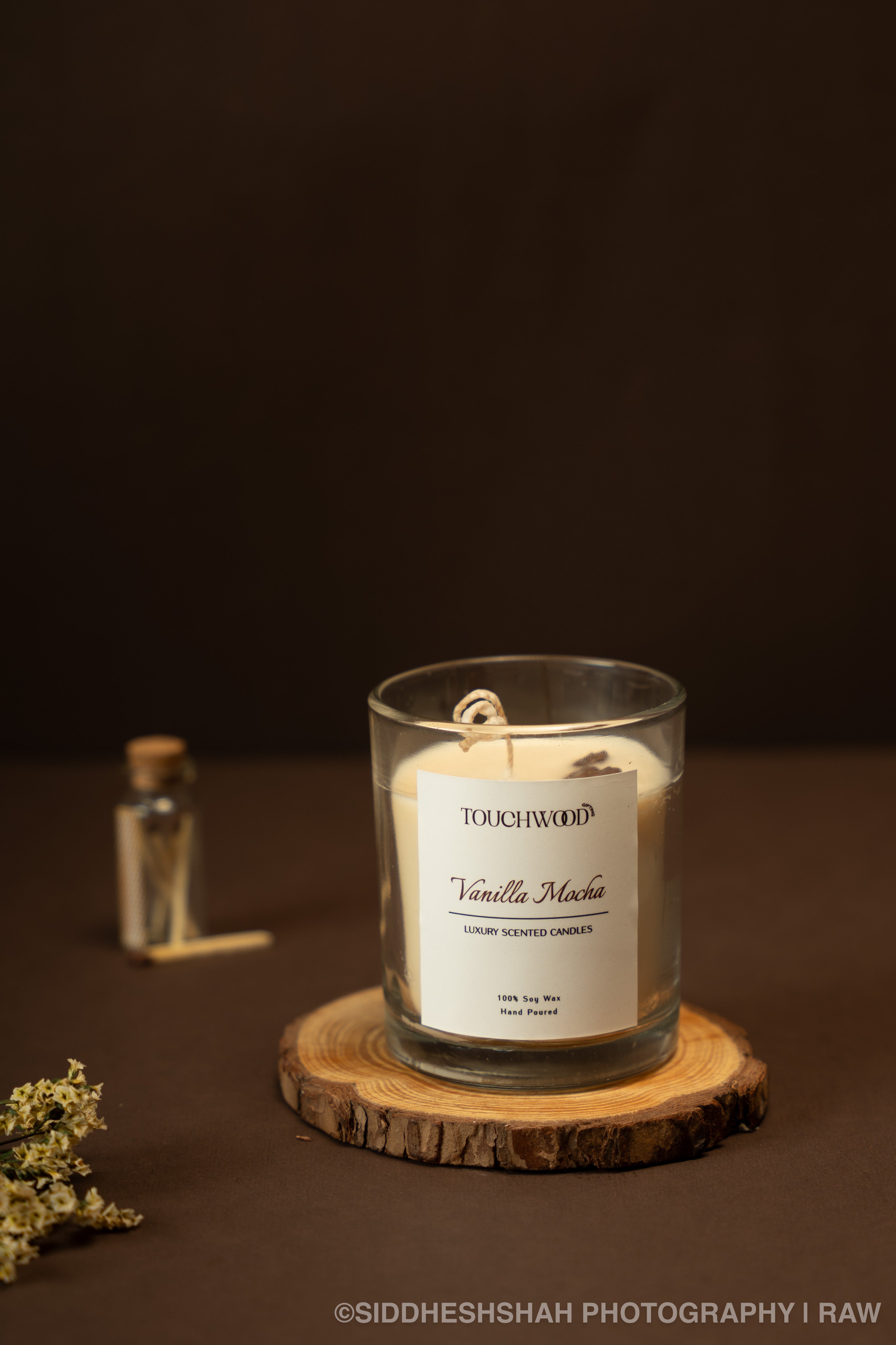 Vanilla Mocha Scented Jar Candle