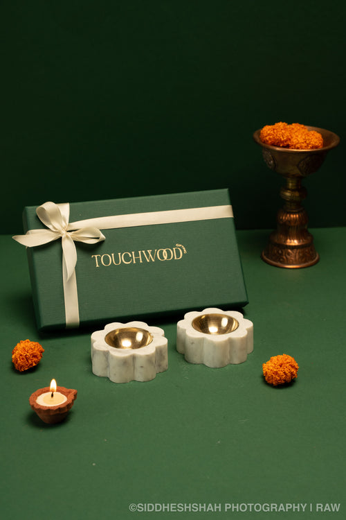 Assorted Marble Diya-2