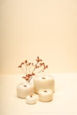 Blooming Marble Candle