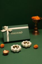 Utsav - Soft Florence Marble Diya - Image 3