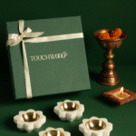 Utsav - Soft Florence Marble Diya