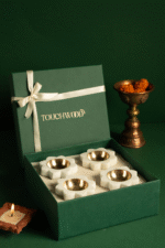 Utsav - Soft Florence Marble Diya - Image 2